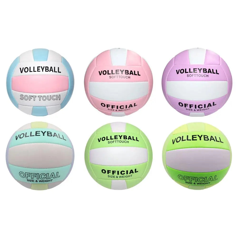 Official Size 5 Volleyball, Soft Indoor Outdoor Volleyball For Game Gym Training Beach Play, Volleyballs For Beginner, Teenager