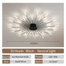 Modern LED Ceiling Lamp Living Room Dining Bedroom Ceiling Chandelier Lights Nordic Fireworks Design Home Decor Indoor Lighting