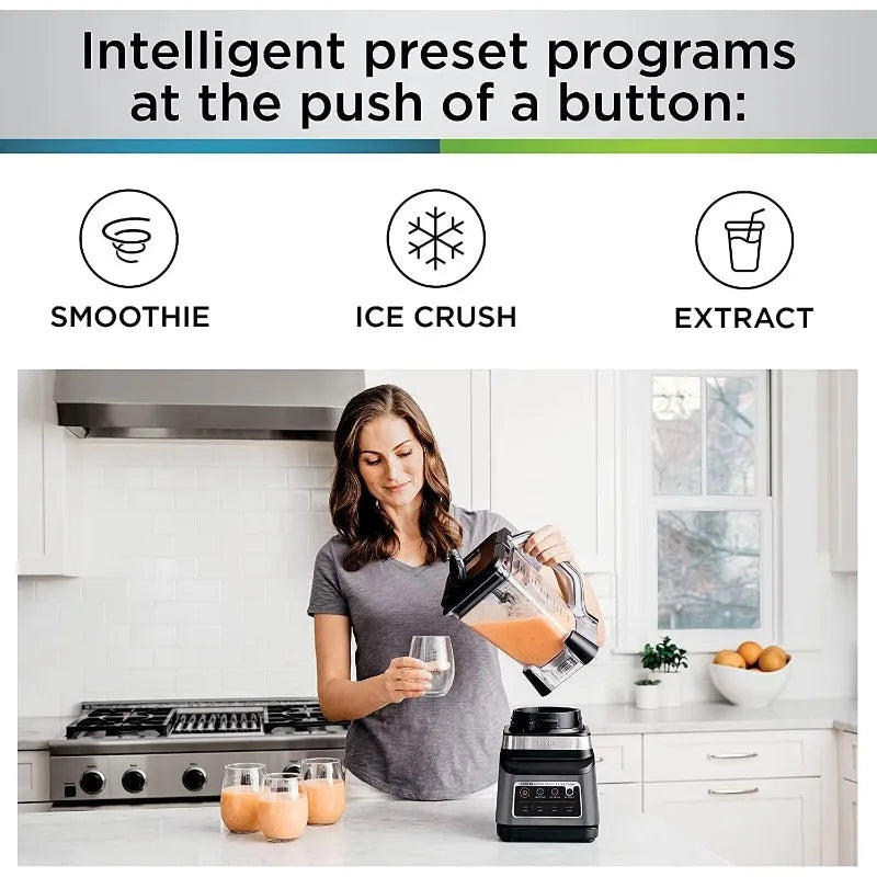 Ninja BN751 Professional Plus DUO Blender, 1400 Peak Watts, 72-oz. Total Crushing Pitcher & (2) 24 oz. To-Go Cups, Black