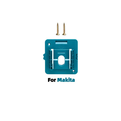 Machine Holder Battery Storage Rack for Dewalt/Makita/Milwaukee 14.4V 18V Li-ion Battery Wall Mount Tool Bracket Fixing