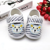 Cute Soft Sole Shoes Anti-slip Breathable First Walker Shoes Cartoon Bear Booties Newborn