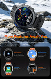 Novo Smartwatch Masculino T-RX4 Ultra GPS 2026 – Posicionamento GPS de 6 satélites, resistência à água 10ATM, bateria de 850mAh, bússola e mais de 170 modos esportivos.