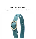 Fashionable new PU luggage tag, boarding pass for overseas travel, luggage tag, anti-loss name card, luggage tag