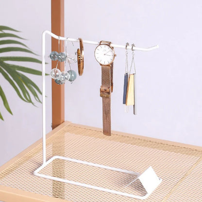 Iron Jewelry Display Stand Desktop Sundries Storage Holder Jewellery Rack For Necklace Bracelets Earrings Rings Headbands