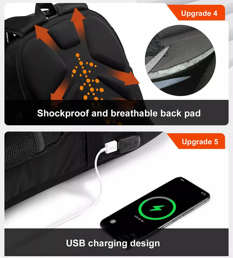 Mochila impermeable para portátil de 17/20 pulgadas 2025, mochila de viaje para hombre y mujer, mochila Oxford, mochila escolar moderna para hombre