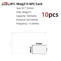 NFC Card Tag can written by Tagmo, works with Switch, available for all NFC mobile phones, 5YOA, NTAG215, 10PCs 