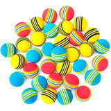 20pcs Golf Balls Light Rainbow Ball Range Ball 42mm Diameter Red Blue Yellow 3 Colors Pracitce Sports Ball Indoor Outdoor