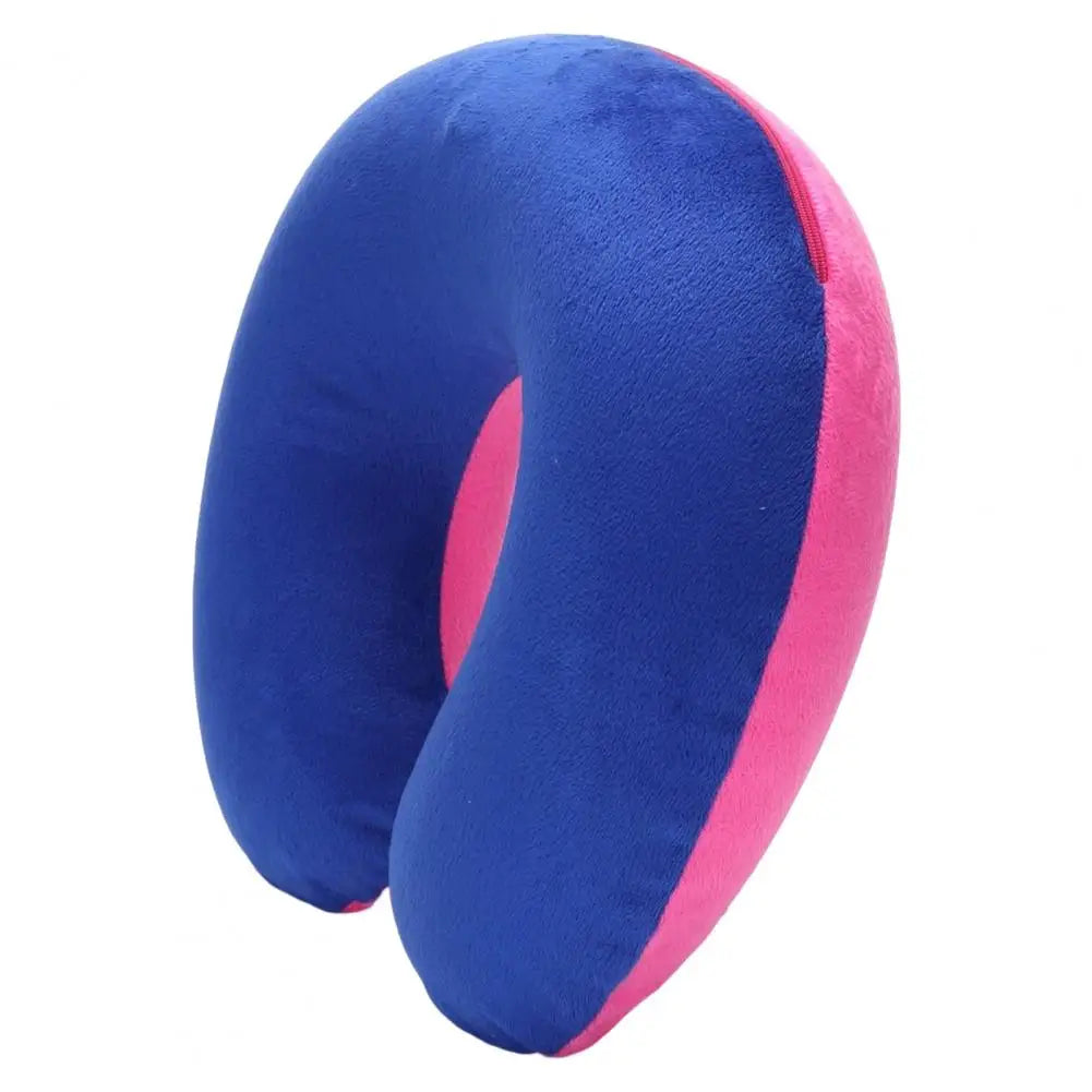 Almohada de cuello en forma de U, inflable, para aliviar la fatiga, para viajes, reposacabezas de vuelo, cojín para dormir en forma de U para avión.