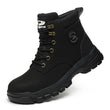 Steel Toe Shoes for Men Women Lightweight Anti-smash Steel Toe Sneakers Indestructible Work Boots Construction Safety Shoes