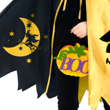 Capa de mago para niños y niñas de Halloween con sombrero en disfraces de fiesta de Navidad para niños capa de Cosplay disfraces