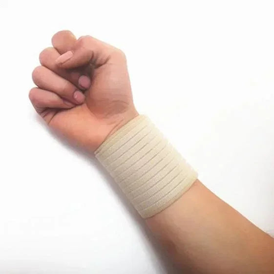 1pcs Elastic Bandage Hand Sport Wristband Gym Support Protector Wrist Brace Tennis Cotton Sweat Fitness Wrist Sport Parts Safety 