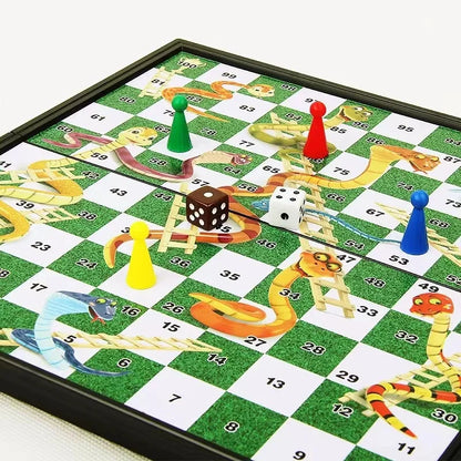 Bear brand science and education chess folding chessboard 2002 student entry early education puzzle battle chess table gam  toys