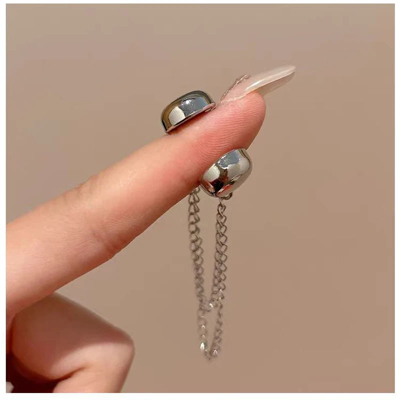 DIY Sewing Supplies Hooks Chain Magnetic Buckle Exquisite Brooch Buckles Roll Up Pants Legs Alloy Change Shorts Trouser Legs