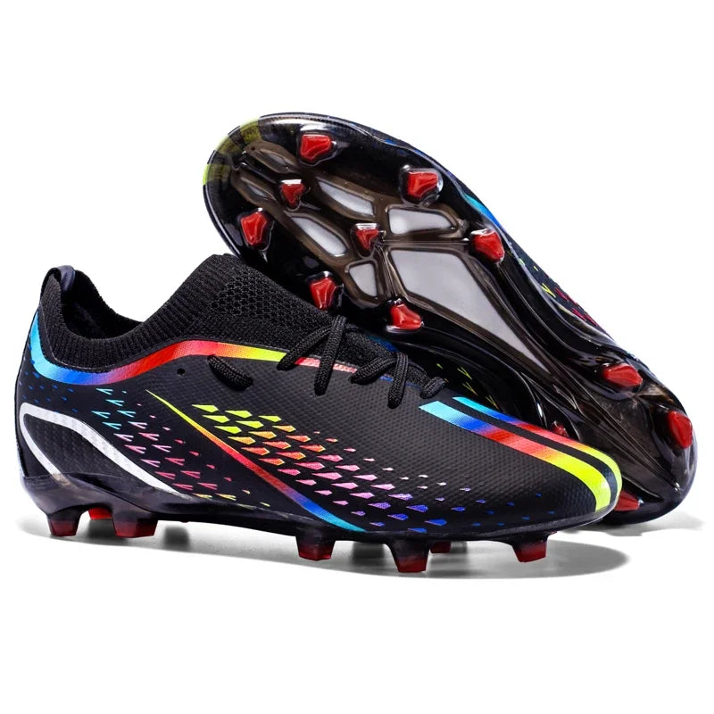 New Men Soccer Shoes Adult Kids Comfortable Football Boots Top Quality Breathable Sport Outdoor Training Shoes Non Slip FG