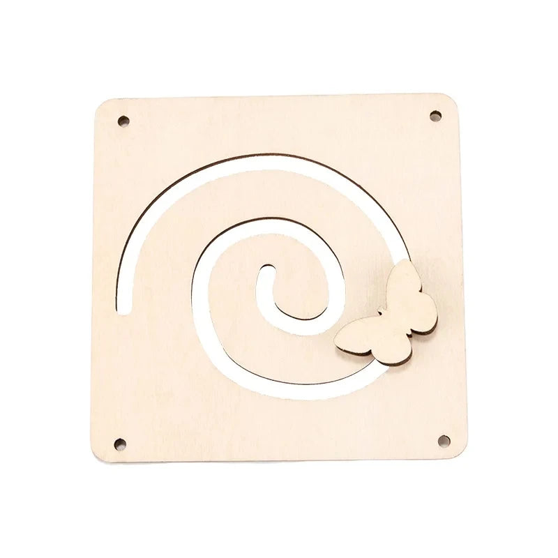 Montessori Busy Board DIY Clock Toy Baby Sensory Toys Busyboard Cognitive Activity Board Accessories For Children Gift