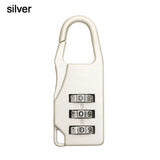 Bags Baggage Door Padlock 3 Dial Digit Combination Secret Safe Code Password Locks Bookbag Anti-theft Backpack Zipper Padlock