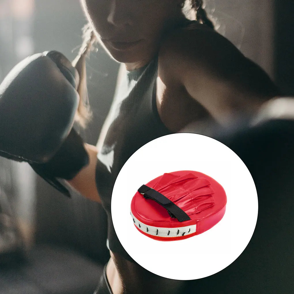 Kids Boxing Gloves Children Punch PU Leather Fitness Mitts Hitting Hand Protector Punch Target Bag MMA Training Sport Wristband