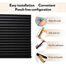 Blind for Window Self Adhesive Pleated Blinds Cordless No Drill Fabric Blinds Room Darkening Shades Blackout Shades for Bathroom