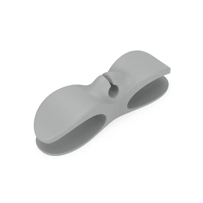 9-1 soporte de silicona para enrollador de cable, organizador de cable de alimentación, clip autoadhesivo, fijador de cables para freidora de aire y cafetera.