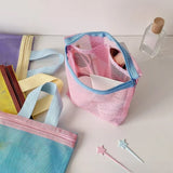 Soft Color Makeup Bag with Drain Holes Large Shower Organizer Travel Essentials
