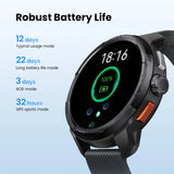 HAYLOU Solar Ultra GPS Smartwatch 1.6” AMOLED Display 5ATM Waterproof Built-in GPS Bluetooth Phone Calls Sports Smart Watch