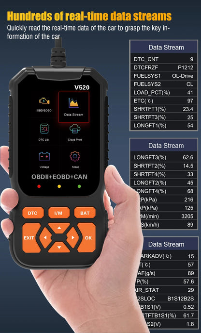 New OBD2 Scanner Professional Auto Engine System Diagnostic Lifetime Free Automotive DTC Lookup Code Reader Car Diagnostic Tool