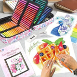 72/120/180/260 Color Lead Pencil Set - Vibrant Watercolor-Style Pencils, Erasable, Perfect for Artists & Beginners, Art Supplies