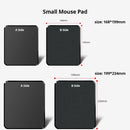 Hard Mouse Pad Small Mouse Pad for Travel Business Black Mousepad for Office Home Bed Sofa