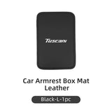 Car Armrest Mat Arm Rest Protection Cushion Interior Accessories For Hyundai Genesis Elantra Grand Santa Fe Palisade Equus