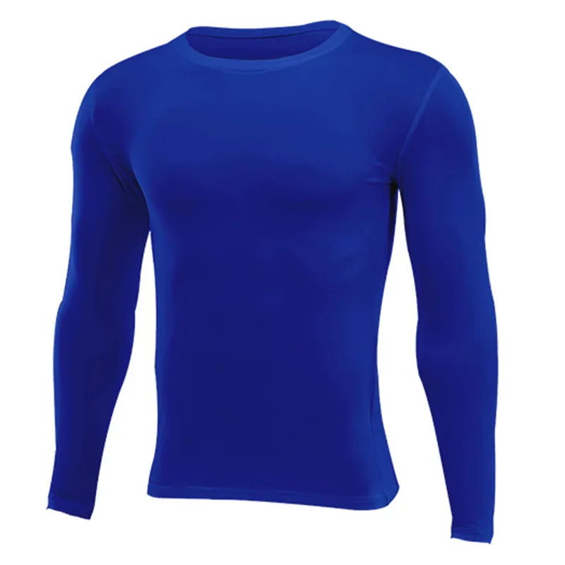Men Women Kids Children Boy Girl Compression Running Long T Shirt Fitness Sport Basketball Football Gym Sportswear Clothes 8659