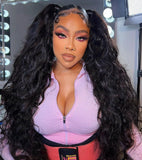 30 40 Inch 13x4 13x6 HD Body Wave Lace Front Wigs Pre-Plucked Loose Wave Lace Frontal Wig Water Wave Human Hair Wigs for Women