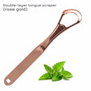 1/2/4 Pcs Reusable Stainless Steel Useful Tongue Scraper Cleaner Fresh Breath Cleaning Coated Tongue Oral Hygiene Care Tools