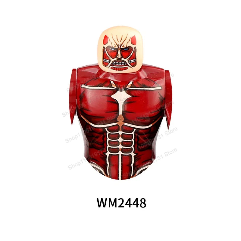 Movie Game Mini Action Figures Big Size Building Block Mecha Assembled Accessories Figure Building Block Toy For Children Gifts