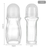 30/50ml Thick Glass Roller Bottle Empty Essential Oil Roll On Bottles Leak Proof Massage Roller Ball Refillable Bottle Container