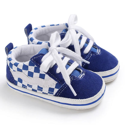 Newborn Baby Canvas Shoes Anti-slip Soft Baby Boy Girl Sneakers Casual Multi-Color Toddler First Walkers Crib Shoes