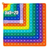 Jogos de Matemática para Prática de Multiplicação, Jogos de Tabuleiro Educativos (Tabuada até 12x12), Brinquedos de Ensino de Matemática e Presentes de Papelaria