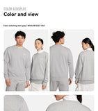 Original Nike logo Long Sleeve Round Neck Casual Hoodie Spring Men's Black Gray BV2667-010