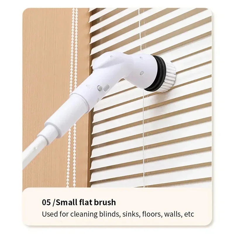 Xiaomi 6-in-1 Electric Cleaning Brush 2000mAh Cordless Electric Rotary Cleaning Brush Shower Cleaning Brush Kitchen Bathroom