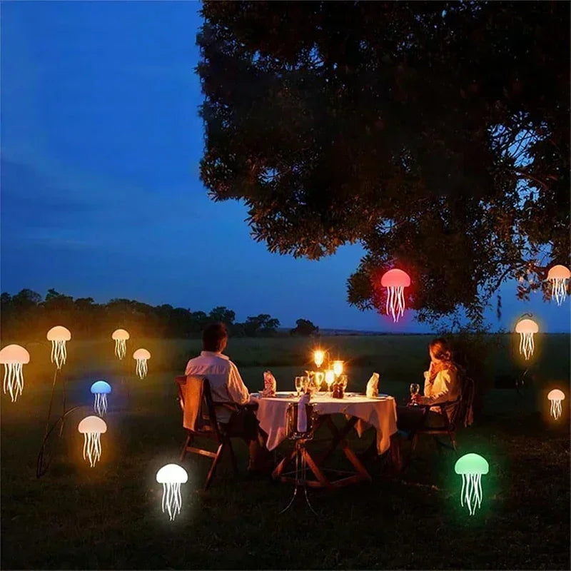 Upgraded Silent Jellyfish Lamp, Jelly Fish Light With Dancing Legs, Voice Control for Bedrooms, Living Room and Christmas Gifts