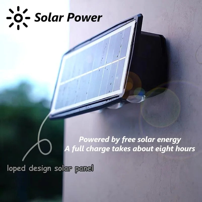 4/6/8LED Solar Wall Spotlight Outdoor Upper And Lower Lighting Solar Powered Waterproof Streetlight for Balcony Courtyard Garden