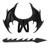 Animal Cosplay Dragon Costume Purim Christmas Gift Carnival Party Cosplay Set Wing and Tail Faucet Costume