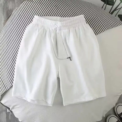 Trendy Brand Casual Loose-fit Men's Shorts Summer Home Comfort Sweatpants Sleepwear Stylish Five-piece Pants
