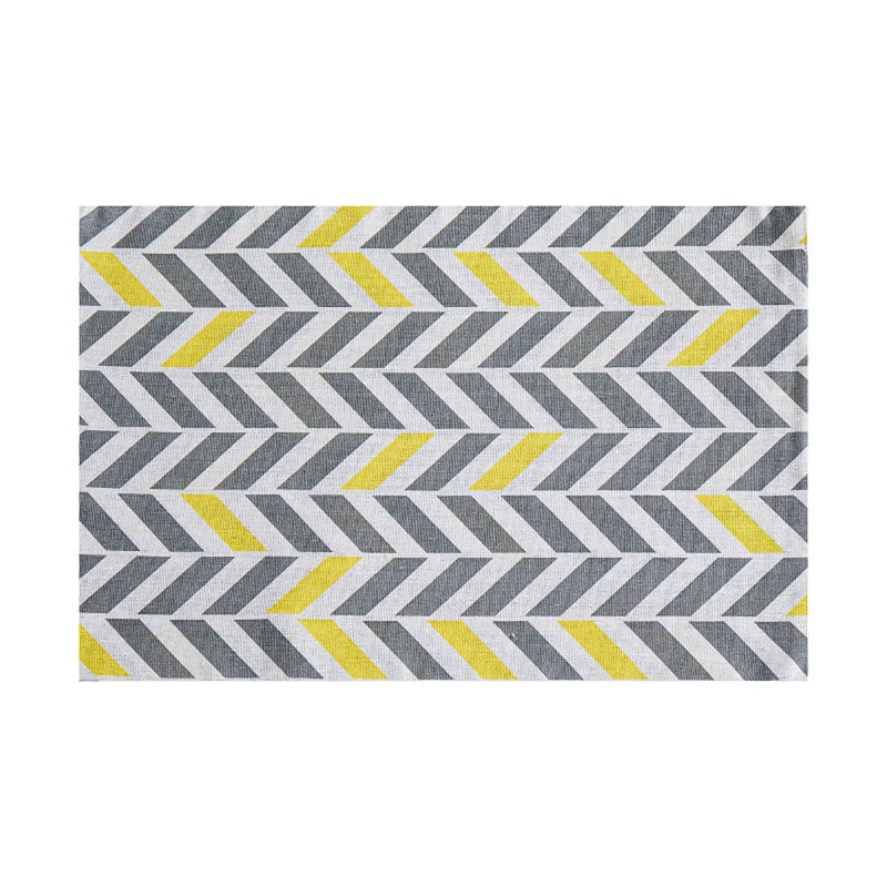 4 Pcs/Set Simple Tableware Mat Rectangle Individual Placemats Heat Insulation Dining Table Mat Table Decoration And Accessories