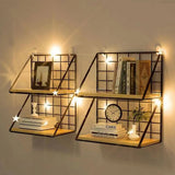 Spice Rack For Kitchen Hanging Wooden Spice Jar Storage Shelf Wall Kitchen Organizer Seasoning Holder Kitchen Accessories