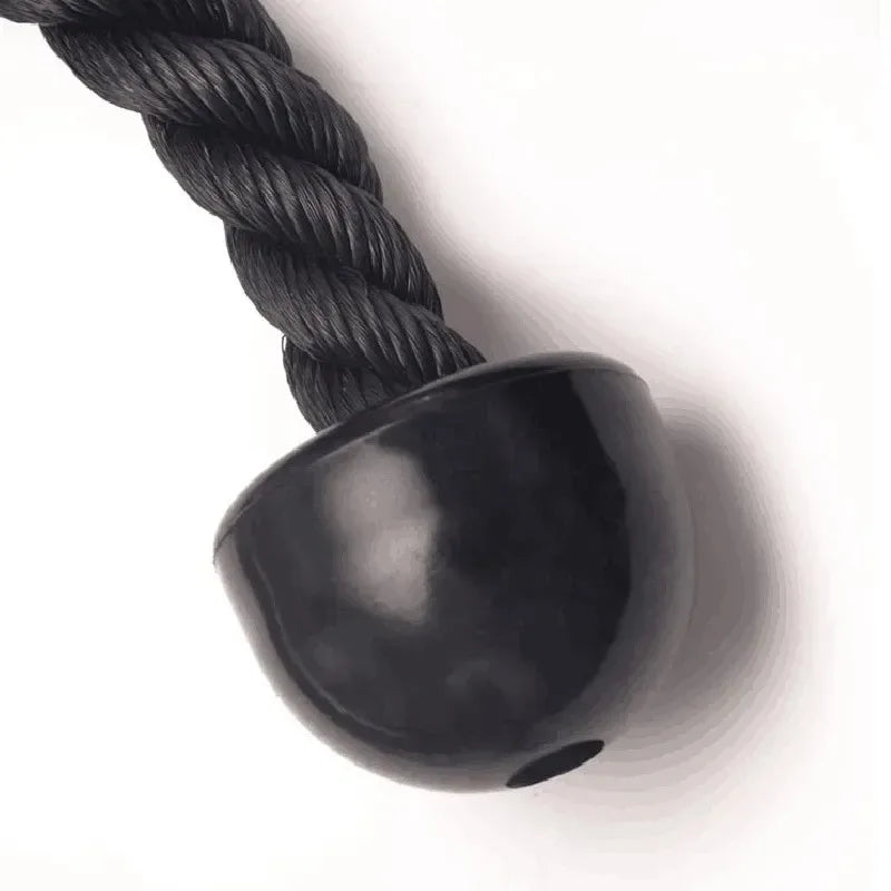 Cuerda para bajar tríceps, manijas de tracción facial, cuerda de empuje hacia abajo para bíceps, espalda, hombros, tríceps, cuerda de tensión para fitness, accesorio de gimnasio