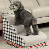 Pet 2/3 Steps High-Density Foam Dog Secure Stairs Ramps Non-Slip Pet Steps for Older Dogs Pet with Joint Pain Sofa Bed Ladder