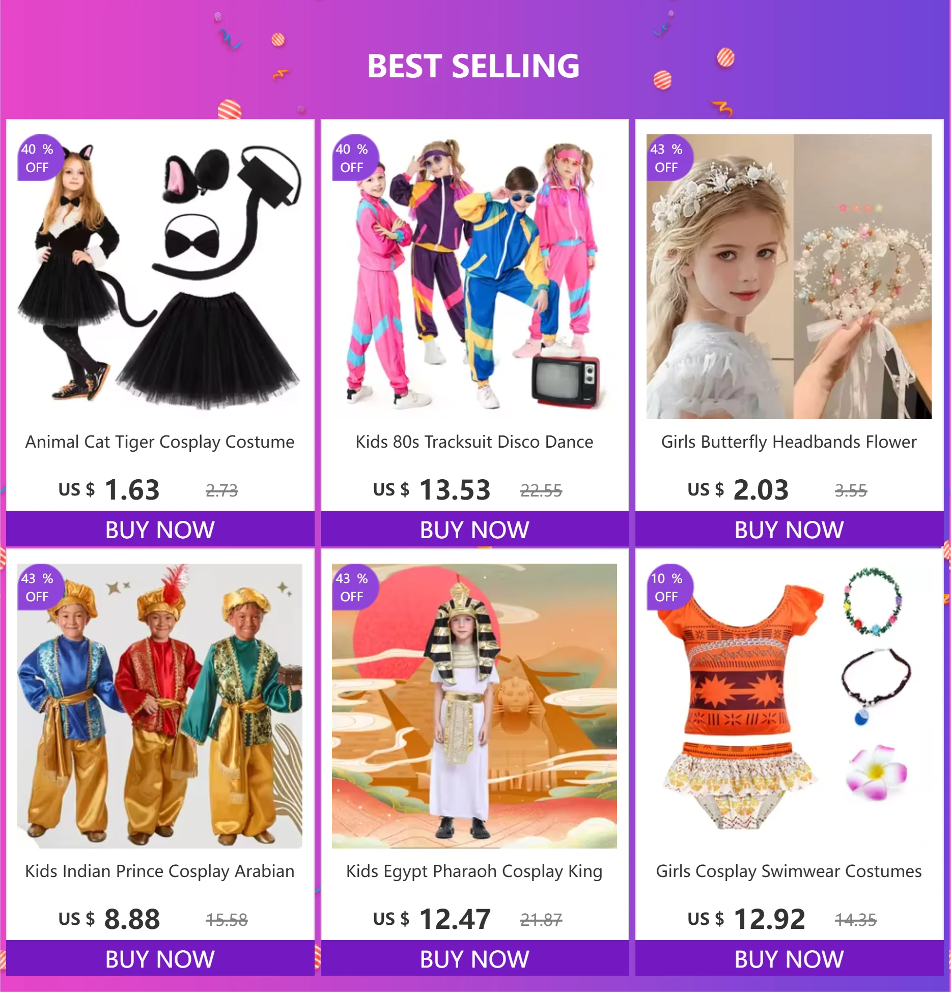 Animal Cat Tiger Cosplay Costume for Boys Girls Headband Clothes Shoes Tail Tutu Skirt Gloves Set for Kids School Performance