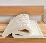 Natural Latex Mattress Topper Natural Rubber Mattress Home Dormitory Soft Cushion Mat Queen Size Medium Firmness Bed Pad Durable