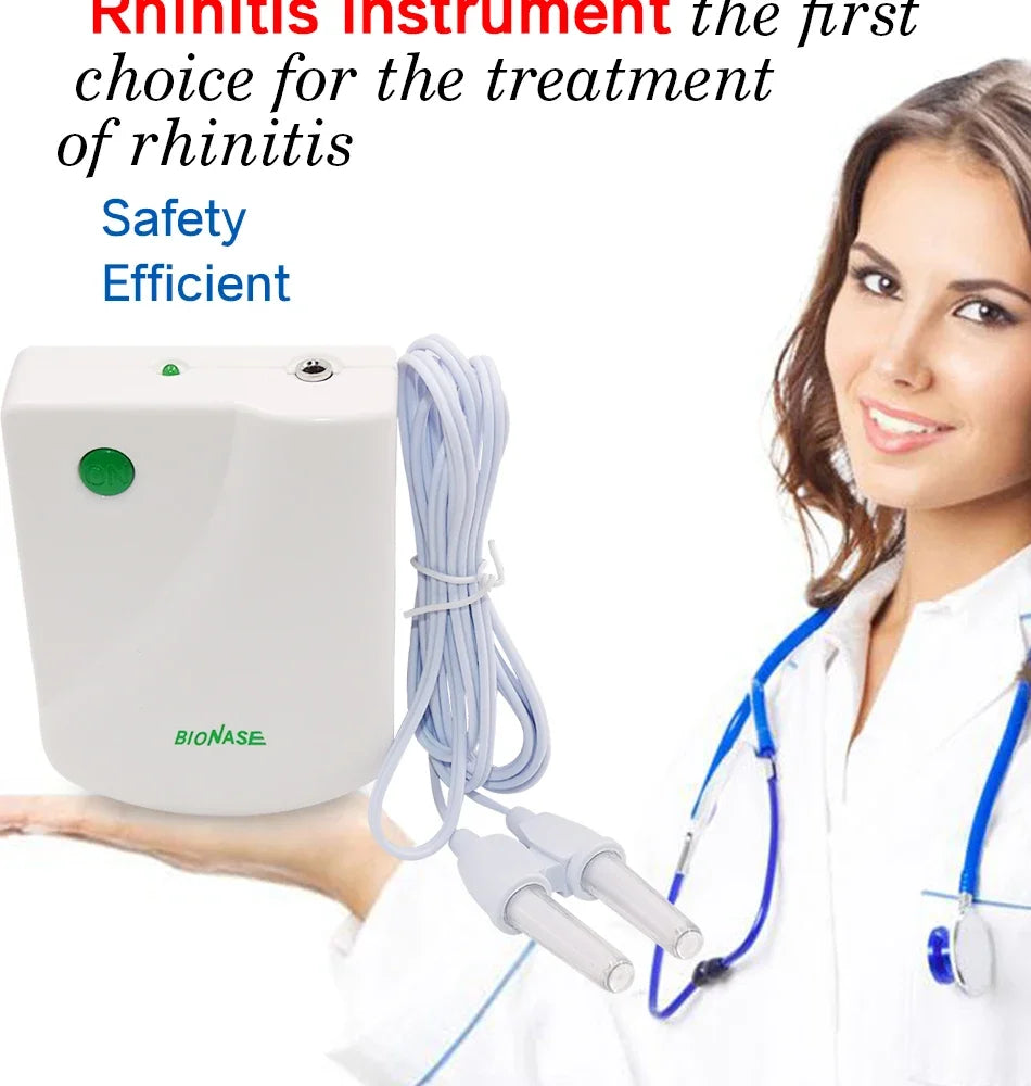 Rhinitis Relief Instrument Sinusitis Therapy Massage Machine Hay fever Low Frequency Pulse Laser Pen Nose Treatment Health Care