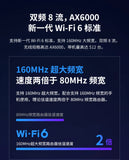 TPLINK XDR6088 Full Gigabit Wireless Router AX6000 Dual 2.5G Ports-Home High-speed WiFi